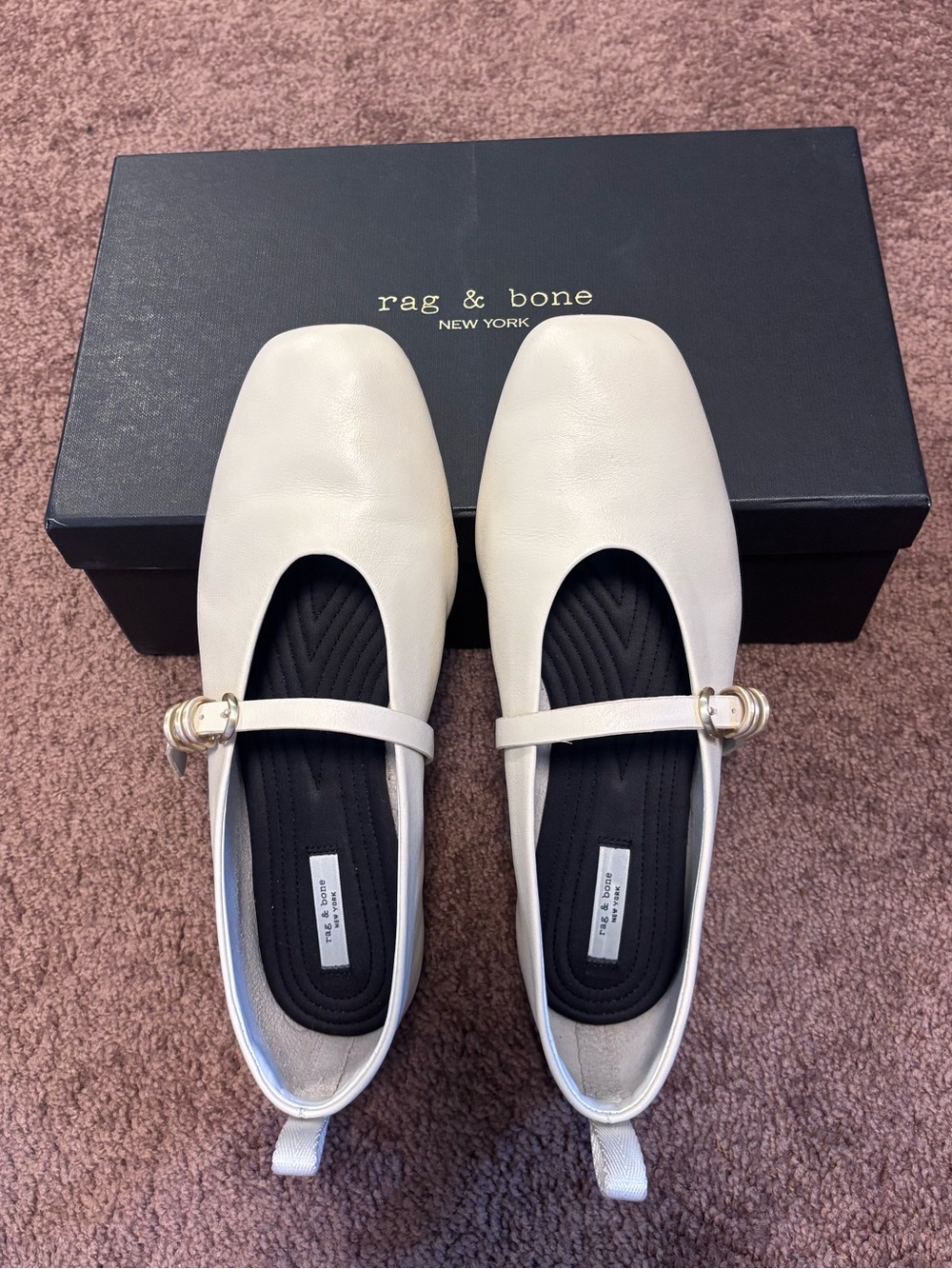 Rag & Bone Spire Mary Jane (Cream) Sz 8